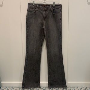 Eddie Bauer Classic Bootcut Gray women's denim jeans , Size 8L